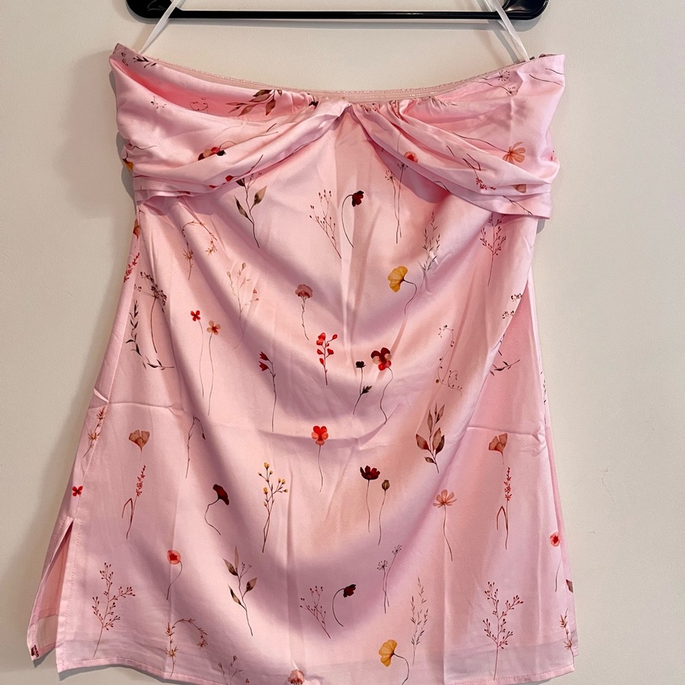 Princess Polly Pink Floral Mini Dress